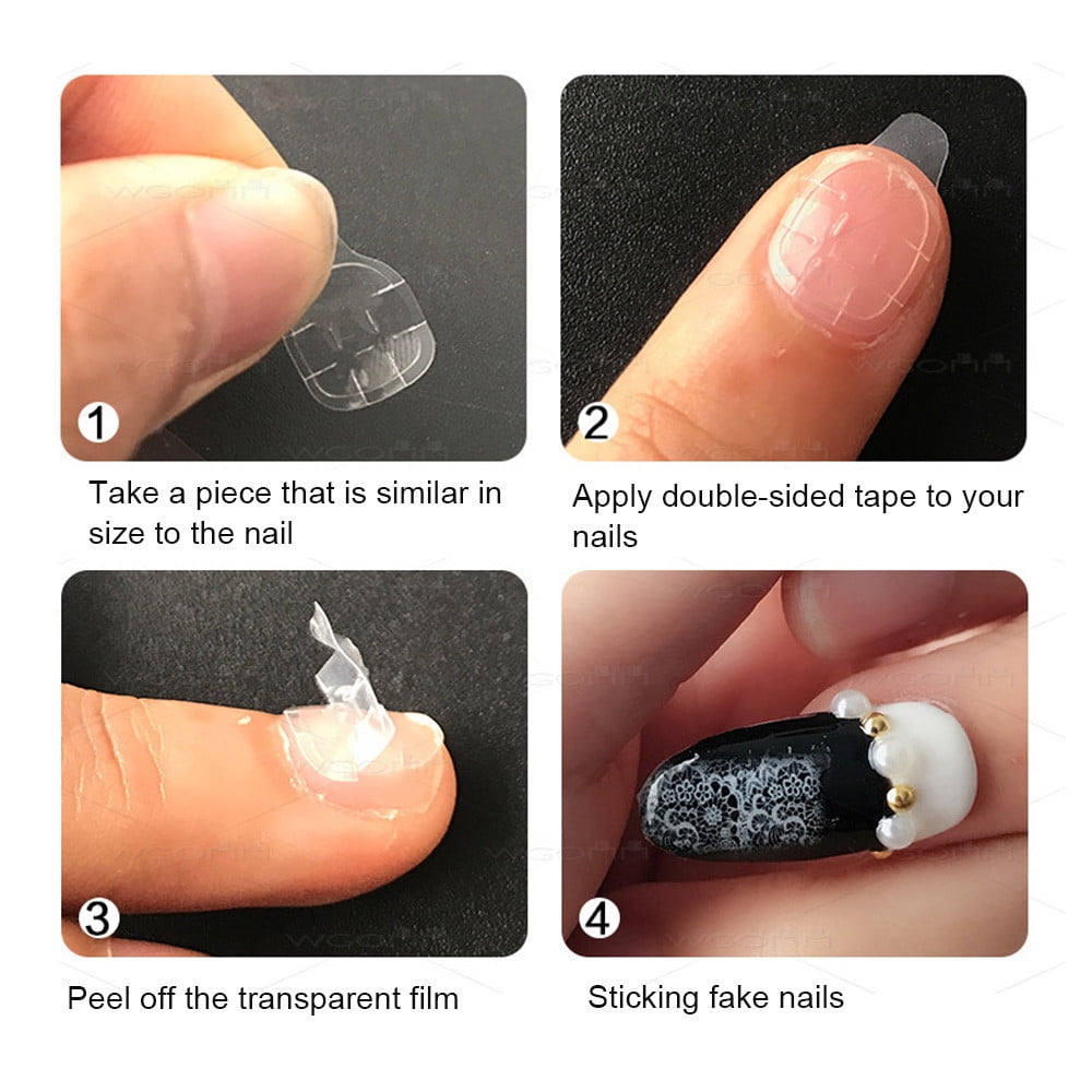 Half Cover Short Nails Transparent 100PCS/Box Fake Nails Nail Tips Natural  DIY | eBay
